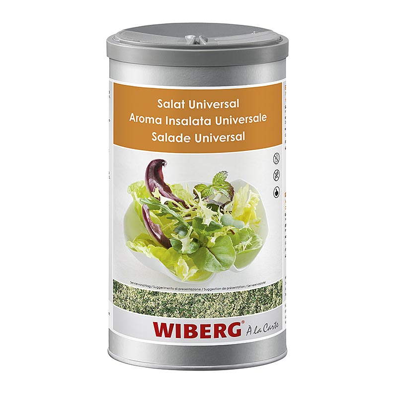 Wiberg Salat-Würzmischung, 900 g - Grobe Würzmischung für Salate, Saucen und Dressings, süßlich-würziger Geschmack nach Zwiebeln, Petersilie und Schnittlauch, hergestellt mit Sorgfalt und Know-how von WIBERG