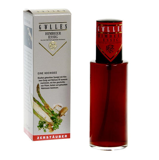 Gölles Zerstäuber Himbeer-Essig, 5% Säure, 125 ml - Feiner Sprühnebel für intensiven Aromenentwicklung und würzigen Essgenuss