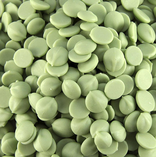 Aromatisierte Dekormasse - Lemon, Callets, 2,5 kg: Ideal für Füllungen, Garnieren und Überziehen von Gebäck und Desserts, kleine Tropfenform, leicht portionierbar