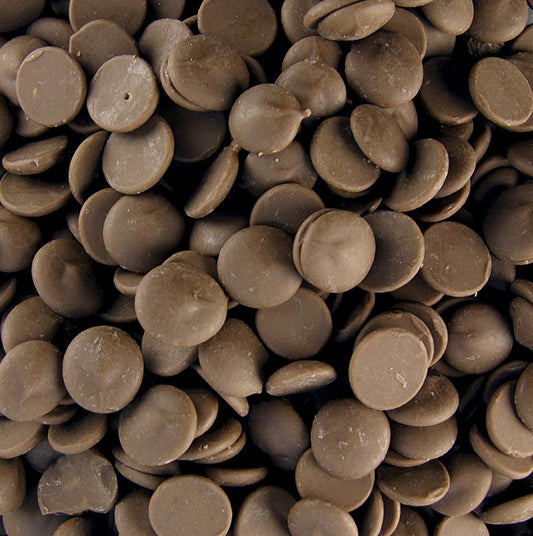 Aromatisierte Dekormasse in Calletsform für Schokoladen-, Frucht- oder Ganachefüllungen Ideal zum Garnieren oder Überziehen, einfach zu portionieren
