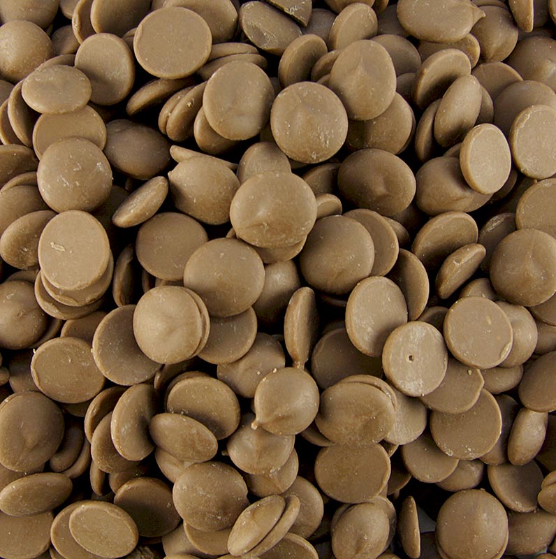 Aromatisierte Dekormasse - Caramel, Callets, 2,5 kg, ideal für Schokoladen- oder Fruchtfüllungen, zum Garnieren oder Überziehen, leicht zu portionieren
