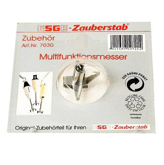 Multifunktionsmesser mit feiner Klinge, geeignet zum Zerkleinern von Eiswürfeln und gefrorenen Früchten für Zauberstab ESGE No7030