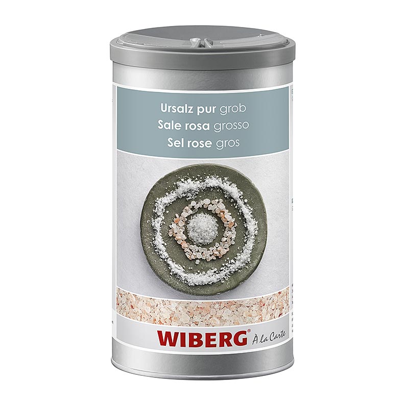 1,4 kg of Wiberg Ursalz pur, grob, a high-quality natural salt product (English)