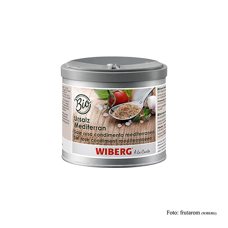Bio-Gewürzsalz mit mediterranem Geschmack, handwerklich hergestellt, natürliche Zutaten, vielseitiges Würzmittel, 410 g Dose