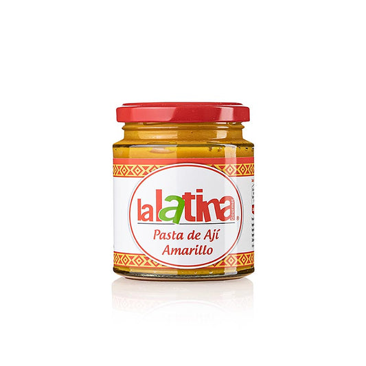 Pasta di peperoncino giallo, Pasta de Aji Amarillo - lalatina , dal Perù, 225 g