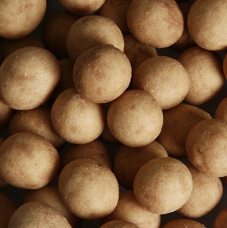 Knusprige Erdnüsse umhüllt mit exotischem Kokosmantel, perfekter Snack für unterwegs