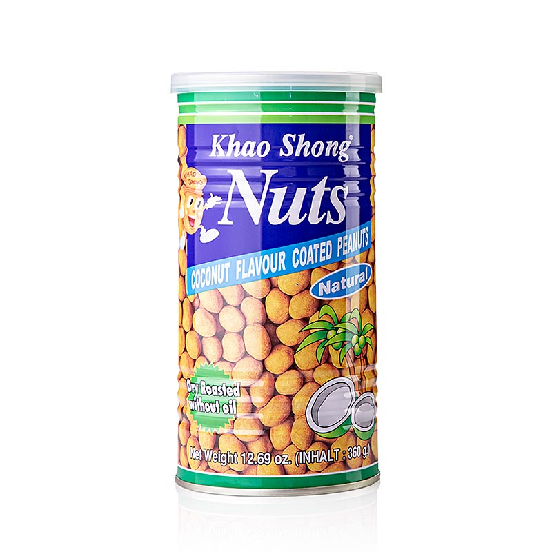 Cracker "Coconut Flavour", cacahuètes enrobées de noix de coco, 360 g