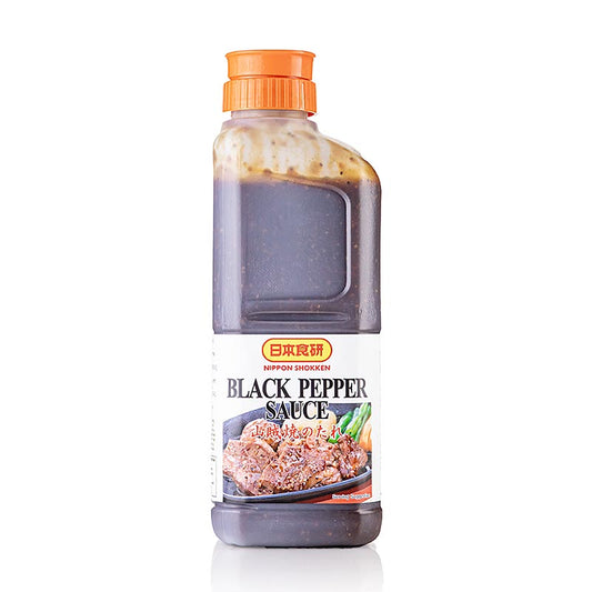 Sanzoku - Schwarzer Pfeffer Sauce, Dip/Marinade, 1,658 l: Sojasauce mit Pfeffer und Knoblauch, ideal als Dip oder Marinade für Fleischgerichte geeignet