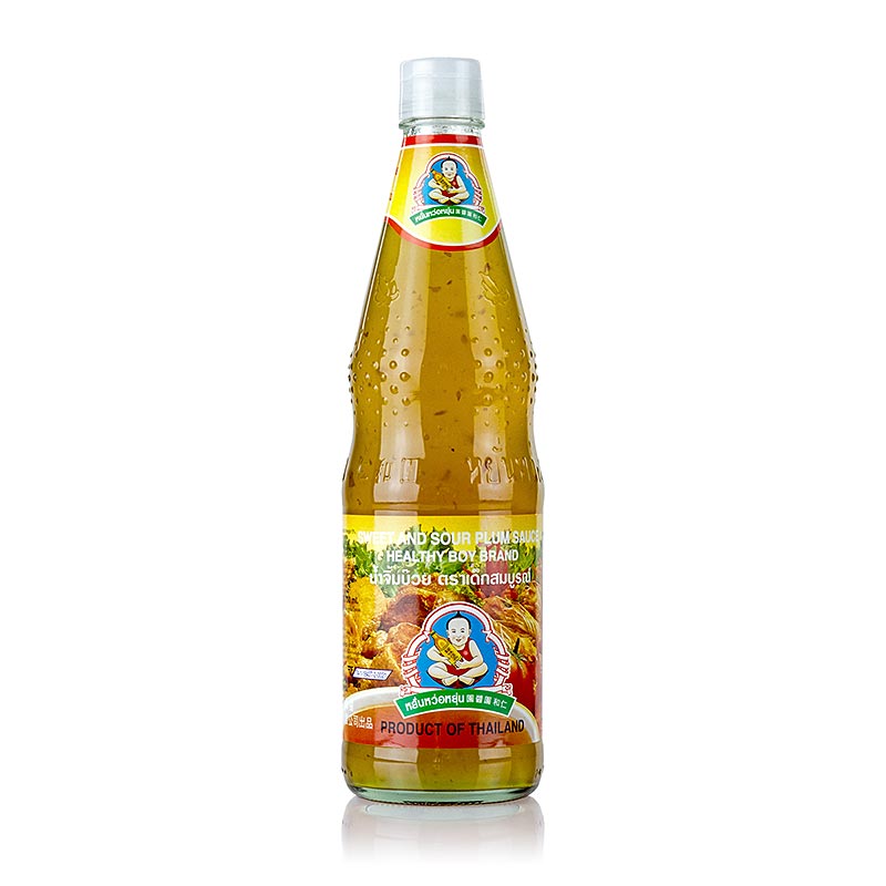 Pflaumensauce, Healthy Boy, 700 ml - Köstlich süß-saure Sauce für asiatische Gerichte, ideal zum Aufwerten von authentischen Aromen, in der Schweiz erhältlich