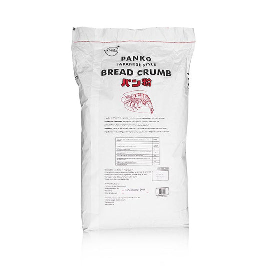 Panko Paniermehl - grobes Paniermehl (Mie de Pain), 10 kg: Feines Paniermehl aus Weizenmehl, Hefe, Backfett, Salz und Glukose für knusprige Panade beim Panieren von Fleisch oder Gemüse