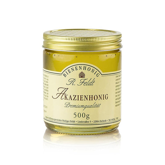 Akazien-Honig aus unberührten Robinienwäldern, flüssig, goldklar, lieblicher Geschmack, ideal zum Süßen, 500 g
