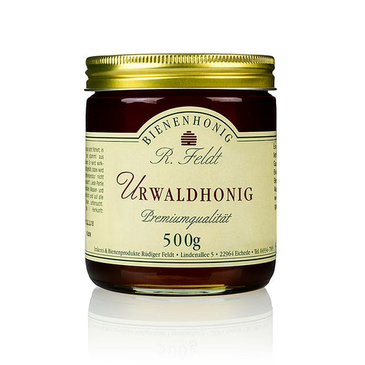 Urwald-Honig aus El Salvador, flüssig bis cremig, lieblich aromatisch, naturbelassen, von Bienen in klimatisch optimalen Bedingungen produziert, ohne Zuckerfütterung