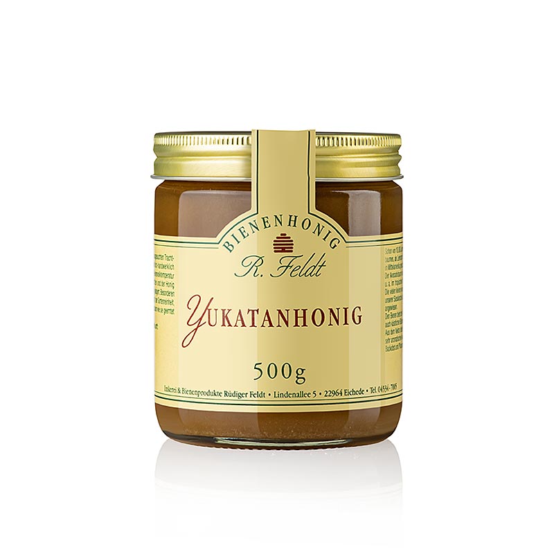 Imkerei Feldt Yukatan-Honig, cremig, tropisch, fliederartiges Aroma, 500 g