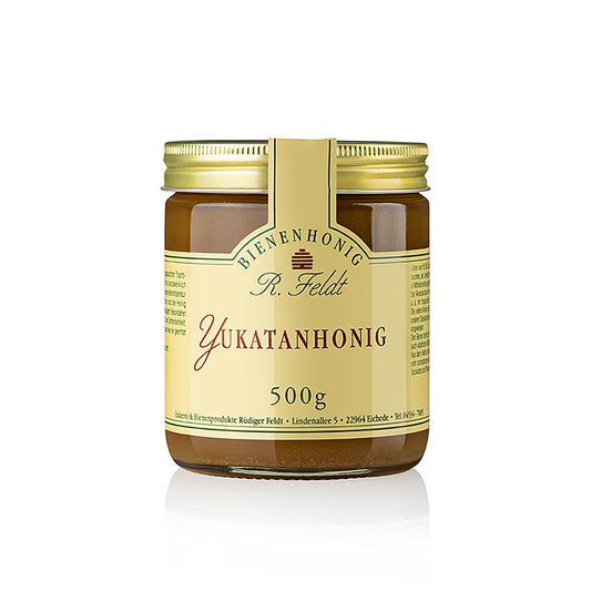 Apicoltura Feldt Miele dello Yucatan, cremoso, tropicale, aroma di lillà, 500 g