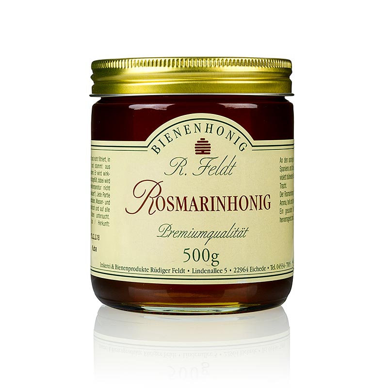 Flüssiger Rosmarin-Honig aus Spanien mit zartem und blumigem Aroma, 500 g