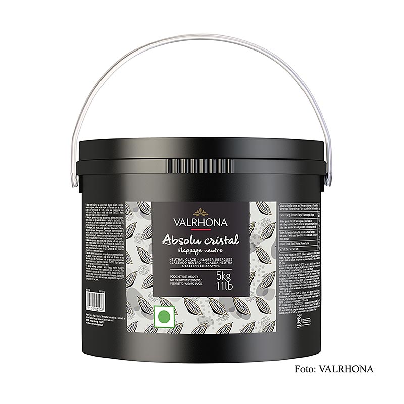 Nappage - Absolu Cristal, neutral, klarer Guss, 5 kg für glänzende und haltbare Sorbetherstellung geeignet