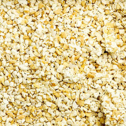 Torrone francese, marrone chiaro, grattugiato grossolanamente, 2-4 mm, da Montelimar, 1 kg