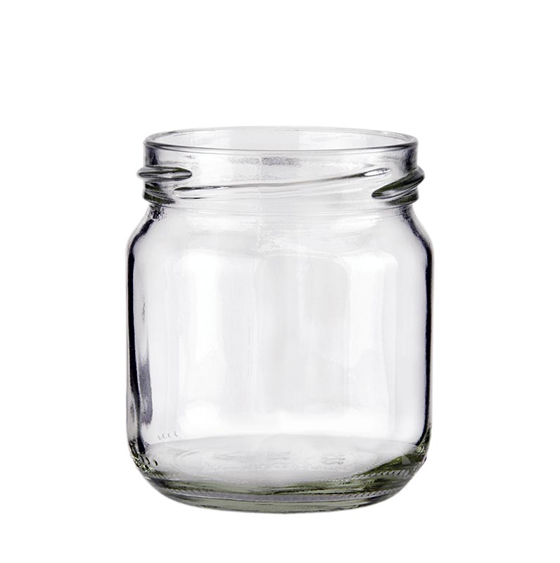 Glas, rund, 53 ml, ø 43mm Mündung, ohne Deckel, 1 St, vielseitig in der Küche verwendbar für Einmachen von Konfitüren, Bevorratung von Gewürzen und Kräutern Passende Deckel unter Art15689, Art [Artikelnummer einfügen], Art [Artikelnummer einfügen]