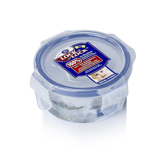 Lock & Lock Frischebox, 100 ml, rund 89x43mm, luft- und wasserdicht, stapelbar, spülmaschinenfest, mikrowellengeeignet, tiefkühlgeeignet