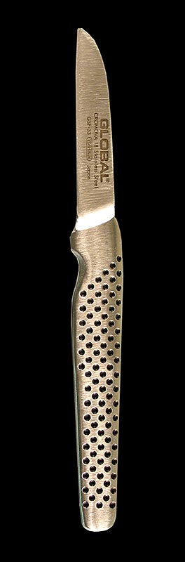 Global GSF-33 Kleines Schälmesser, geschmiedet, langer Griff, 6cm, 1 St - ideal zum Putzen von Rosenkohl, Pilzen und anderen kleinen Gemüsesorten