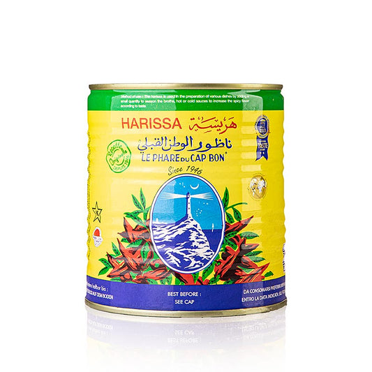 Harissa - Paste aus scharfen Peperoni, Knoblauch, Kräutern und Gewürzen, 760 g