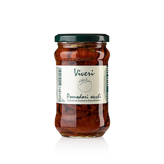 Viveri - Pomodori secchi sott'olio, in olio di girasole, 290 g