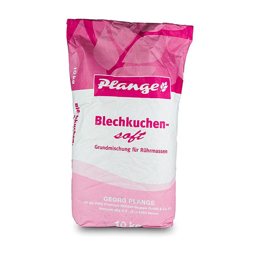 Spezialmehl zur Herstellung von saftigen Blechkuchen, einfach mit Wasser & Speiseöl aufschlagen Ausreichend für ein 60cm x 40cm Blech