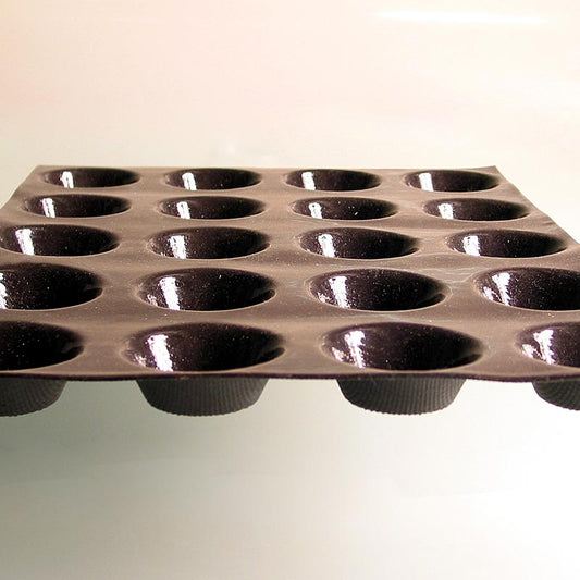 Flexipan Matte für 20 Mini-Muffins, 40x30 cm, ø 51mm, 29mm tief, 45ml, No2031