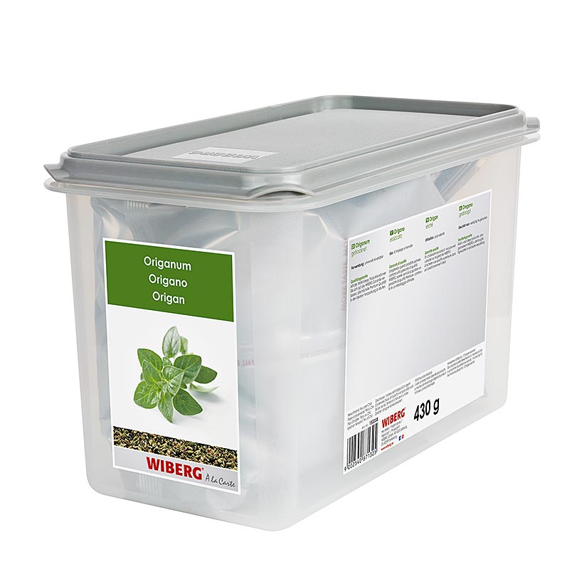 Getrocknetes Wiberg Origanum, 430 g, würziges und herb-aromatisches Gewürz, ideal für Salate, Suppen, Saucen, Fleisch, Geflügel, Pizzen, Nudel- und Eiergerichte, Gemüse und Hülsenfrüchte