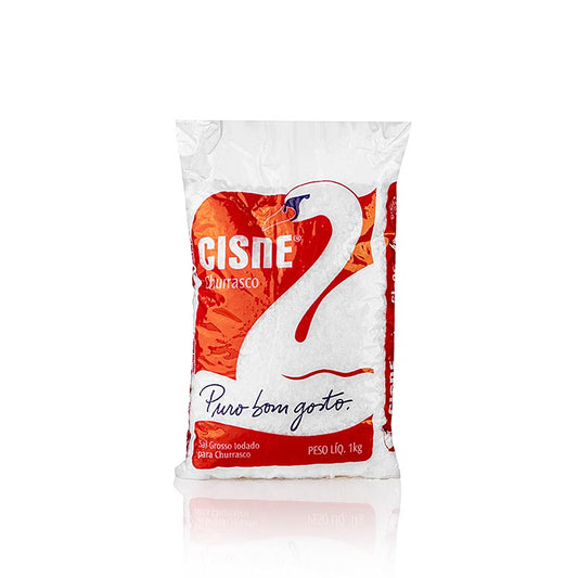Grobe Spezialsalz für Churrasco, 1 kg, zum Einreiben von Fleisch für lateinamerikanisches Grillen