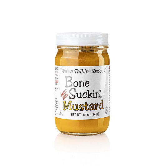 Bone Suckin' Mustard Sweet and Hot, senape BBQ, Ford's Food, 325 ml