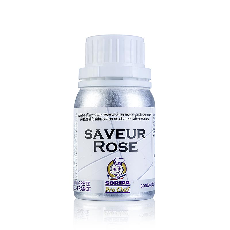 Aroma zur Verfeinerung von süßen und herzhaften Speisen mit intensivem Rosenaroma