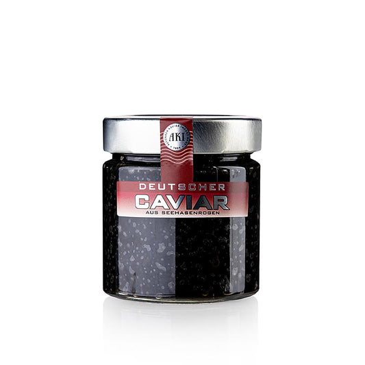 Seehasen Kaviar, 200 g - Hochwertiger Deutscher Caviar aus Seehasenrogen
