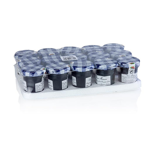 Bonne Maman Portionsgelee Himbeer-Johannisbeer, 450 g, 15 x 30g - Fruchtiges Gelee aus Himbeeren und schwarzen Johannisbeeren, ohne künstliche Farb- und Konservierungsstoffe, ideal als Aufstrich oder im Joghurt