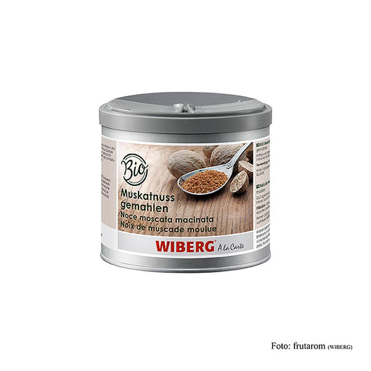 Muskatnuss gemahlen in 260 g Packung, DE-ÖKO-001 / DE-ÖKO-006 zertifiziert, ideal für Backwaren, Suppen, Saucen, Fleisch, Geflügel, Reis, Nudel-, Gemüse- und Kartoffelgerichte