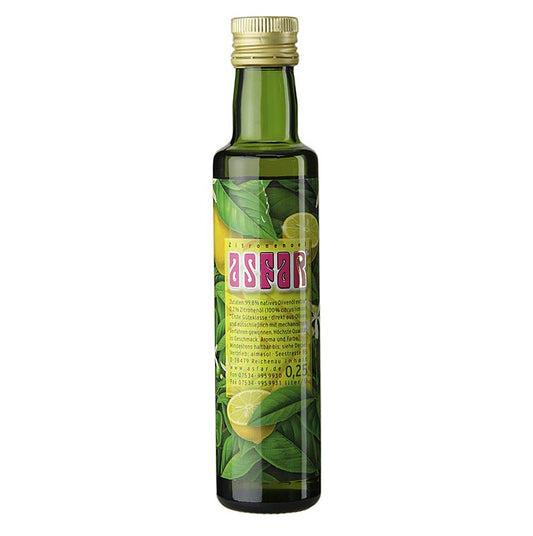 Huile d'olive vierge Asfar à l'huile de citron, Espagne, 250 ml