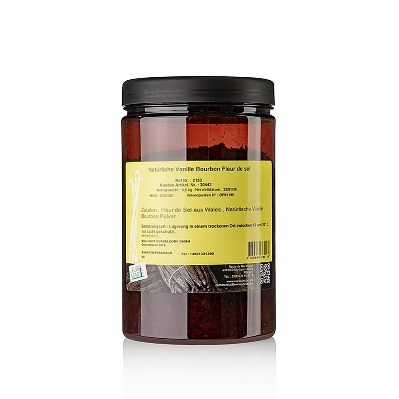 Eurovanille - Fleur de Sel alla vaniglia Bourbon, 600 g