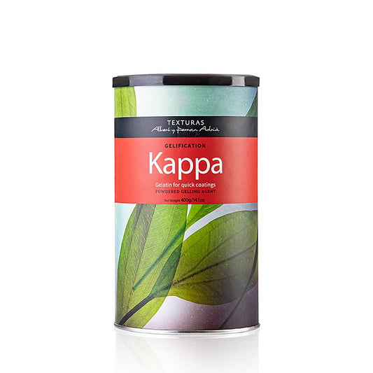 Geliermittel Kappa (K-Carrageen), Texturas Ferran Adrià, E 407, 400 g für stabile und spröde Gels Hitzebeständig bis 60°C Hergestellt aus roter Alge