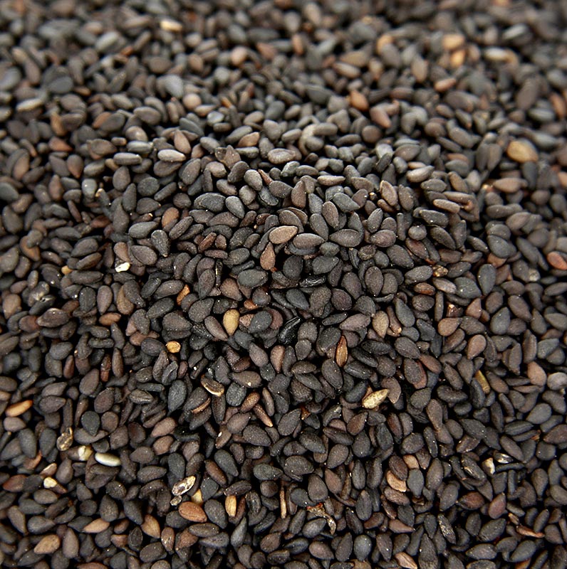 Graines de sésame, non décortiquées, noires, 227 g