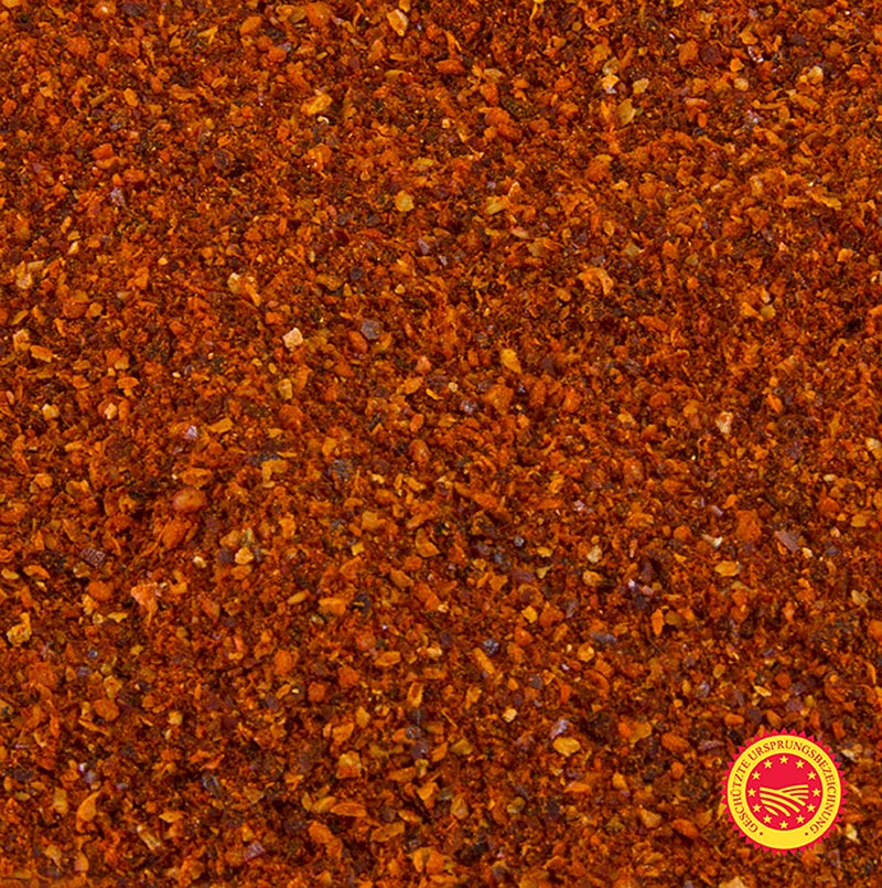 Piment d'Espelette, französisches Chilipulver, gU, 250 g, ideal für Omelette, Grillfleisch, Salat, Fisch oder Pizza