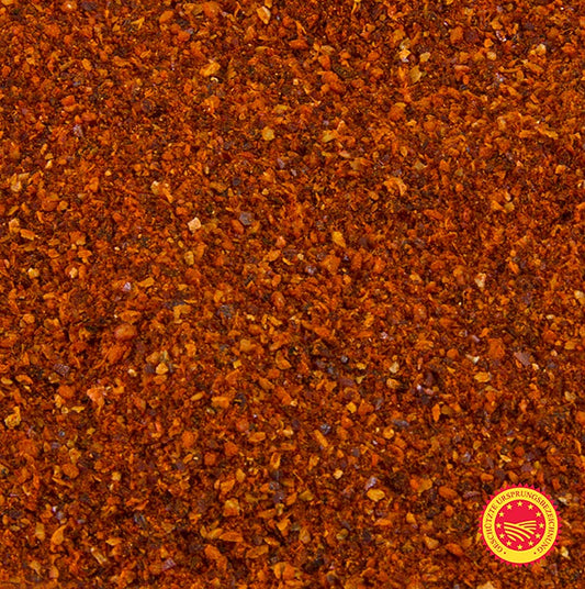 Piment d'Espelette, französisches Chilipulver, gU, 250 g, ideal für Omelette, Grillfleisch, Salat, Fisch oder Pizza