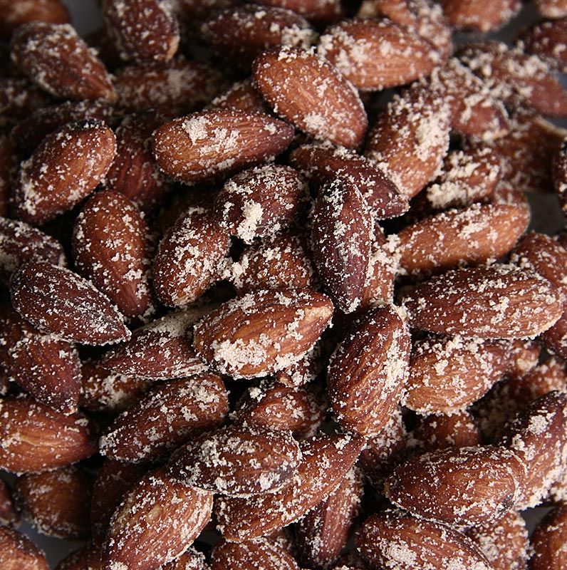 Rauchmandeln, ganz, gesalzen - Premium, 1 kg - Ein unwiderstehlicher gesalzener Snack für die Bar oder zu Hause, perfekt für gemütliche Abende