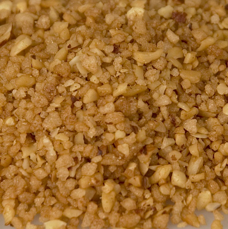 1 kg Haselnuss-Krokant, perfekt für knusprige Konditorartikel und bonbonartige Zuckerwaren, ideal für Eis, Desserts, Kuchen, Sahne, Torten und Kleingebäcke