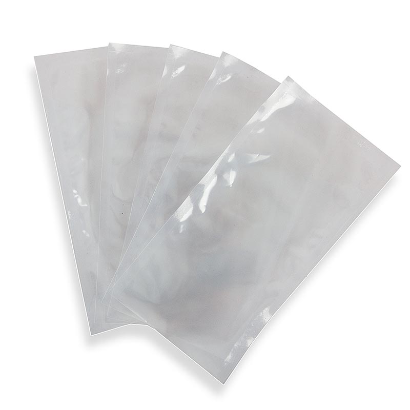 Vakuum Siegelrand-Beutel, 130mm x 260mm, glatt, 100 St - Geeignet nur für Vakuumierer mit Kammer, für das Vakuumieren von Lebensmitteln