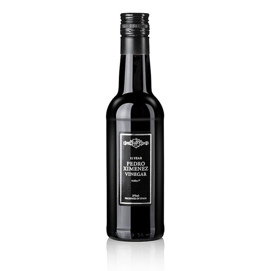 P.X.- Balsamico-Essig vom Pedro Ximénez Sherry, 15 Jahre, Solera, 7% Säure, 375 ml