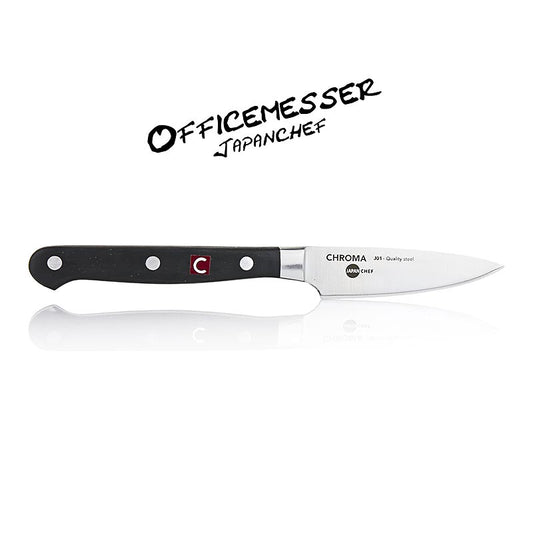 Chroma J-01 Officemesser, 9cm, 1 St - Hochwertiges japanisches Küchenmesser für präzises Schneiden und Schälen von Obst und Gemüse