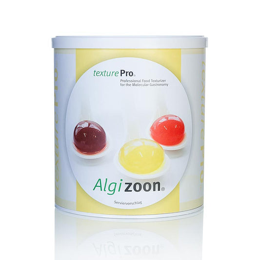 Algizoon (Natriumalginat), Biozoon, E 401, 300 g - Geliermittel aus natürlichen Braunalgen, das in Gegenwart von Calcium-Ionen ein Gel bildet und hitzestabil ist, aber empfindlich gegenüber Säuren