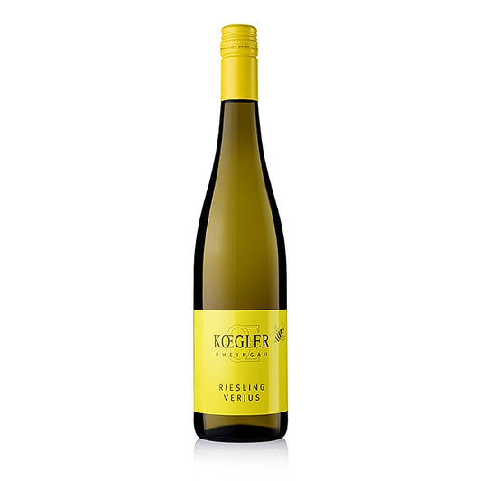 Verjus aus dem Rheingau, Weingut Koegler, 750 ml - Saft unreifer Trauben zur Verfeinerung von Saucen, Salaten und zum Marinieren von Fisch
