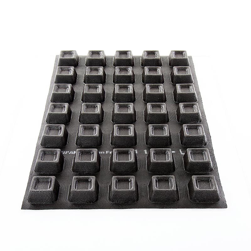Flexipan Matte 60x40cm, 35 quadratische Savarins 56x56mm, 24mm tief,45ml,No.1105, 1 St
