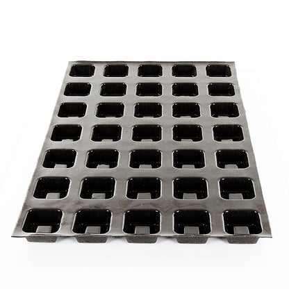 Flexipan Matte 60x40cm, 35 quadratische Savarins 56x56mm, 24mm tief,45ml,No.1105, 1 St